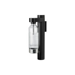 Brus carbonator wall mount, black, Stelton