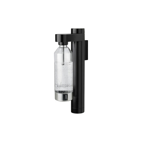 Brus carbonator wall mount, black, Stelton