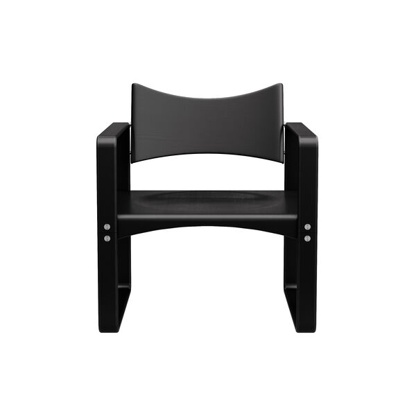 270 F Lounge Chair, black, Verpan