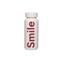 Thermo bottle SMILE, pastel beige, Design Letters