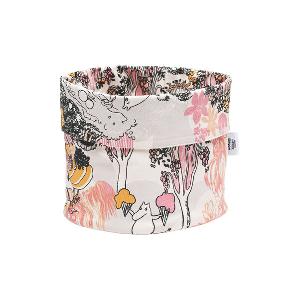 Moomin Storage basket, pink, Moomin Arabia