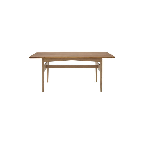Model 107 Coffee Table, oak/white oiled, Magnus Olesen Design