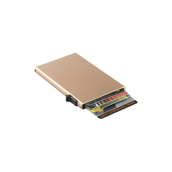 Furbo Single Aluminum Cardholder, bronze, Tony Perotti