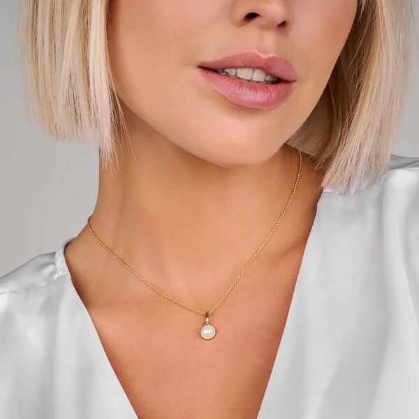 EUPHORIA PEARL NECKLACE, gold plated, Spirit Icons