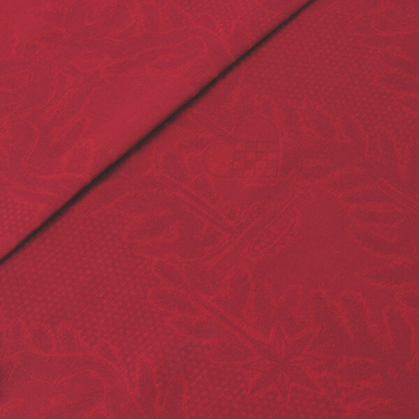 Star Fluted Glass Christmas tablecloth, red, Royal Copenhagen