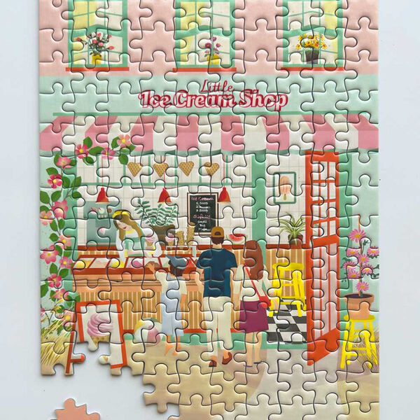 Kleiner Eissalon Puzzle 150 Teile, ViSSEVASSE
