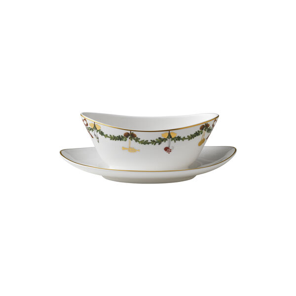 Star Fluted Christmas Sauciere, Royal Copenhagen