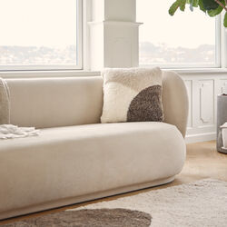 PATTERN COLLECTION Kissen, taupe/pearl/ivory, NATURES Collection