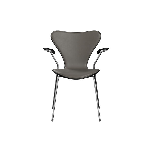 Series 7&trade; 3207 Front Upholstered Chair, Essential lava, Fritz Hansen