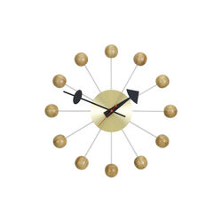 Ball Wanduhr, cherry, Vitra 