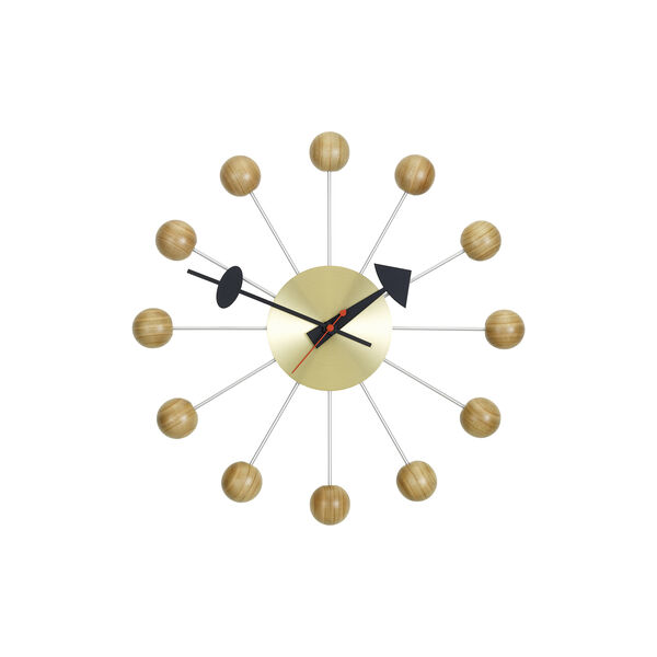 Ball Wanduhr, cherry, Vitra 