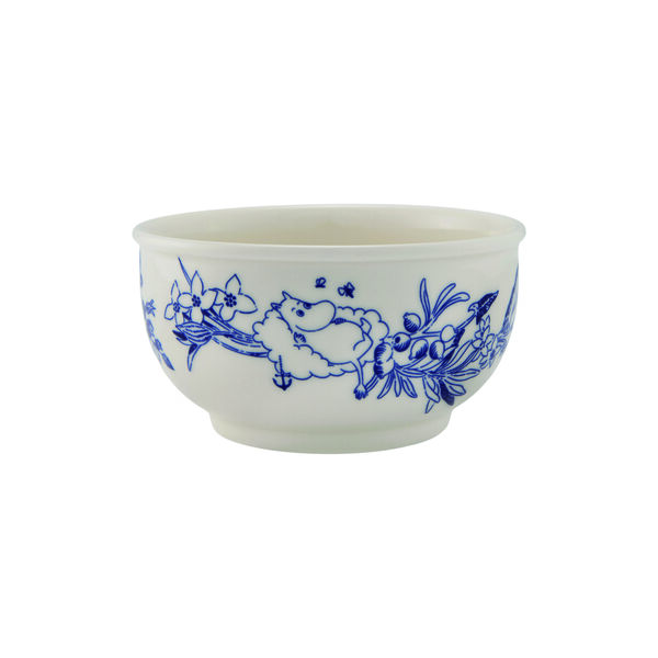 Haru bowl, white/blue, Moomin Arabia