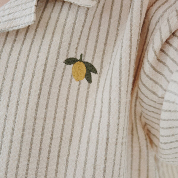 Elliot Kurzarmhemd, tea stripe, Konges Sl&oslash;jd