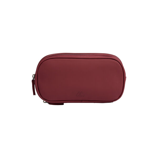 JustMBG Make-Up Purse Rubber, burgundy, Markberg