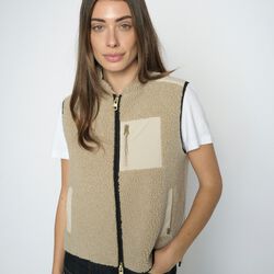 MMRowe Eli Teddy Vest, feather gray, MOS MOSH