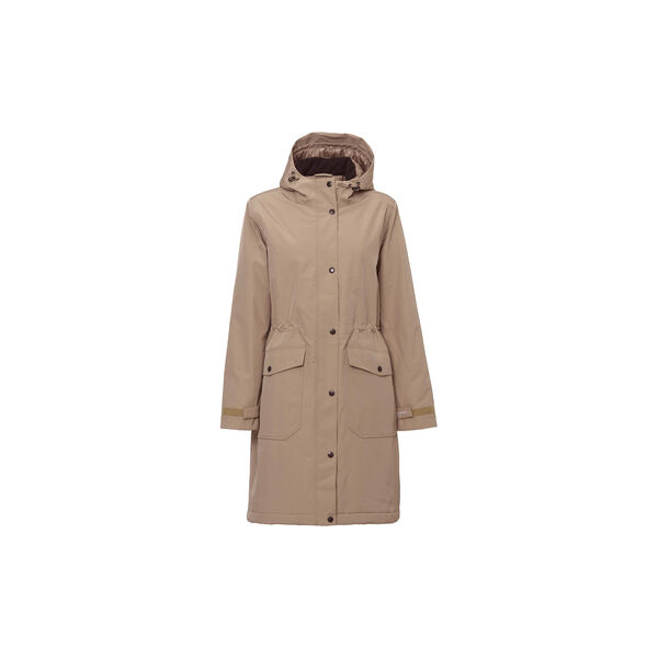 Padded Raincoat, greige, Ilse Jacobsen Hornb&aelig;k