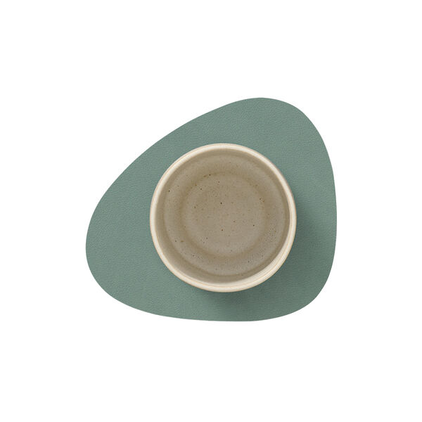 Nupo glass mat Curve, pastel green, LIND DNA