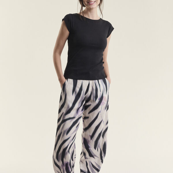 Harukaze pants, zebra rose, BITTE KAI RAND