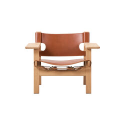 2226 Der Spanische Stuhl, cognac/lysolieret eg, Fredericia Furniture