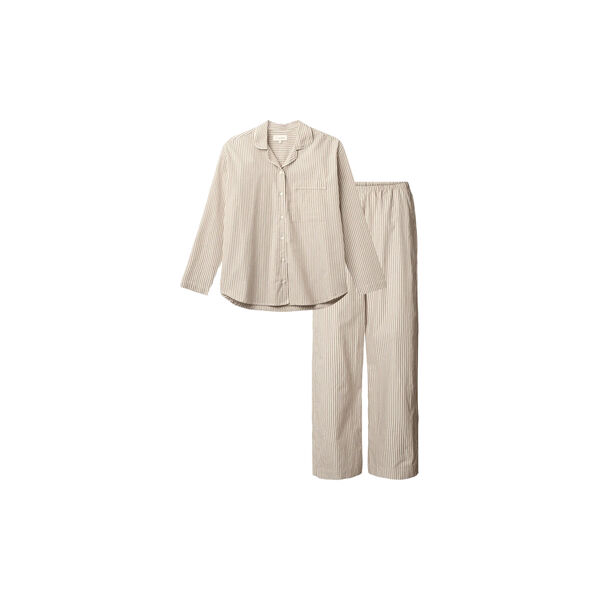 Edith Pajama, brown beach stripe, Studio Feder