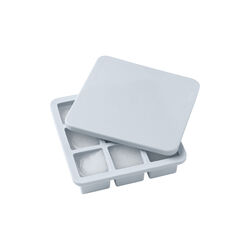 FREEZE-IT Eisw&uuml;rfelform mit Deckel, light blue, RIG-TIG