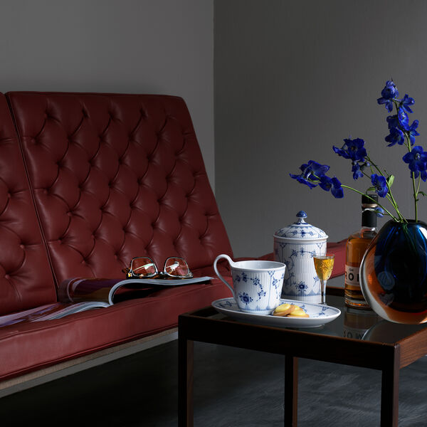 Musselmalet Gerippt Platte, Royal Copenhagen