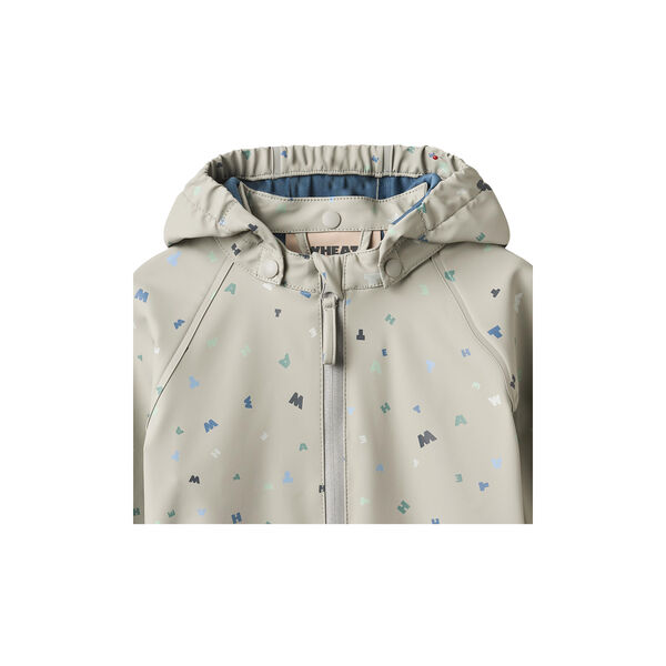 Rainwear Chardy jacke, light flint letters, Wheat