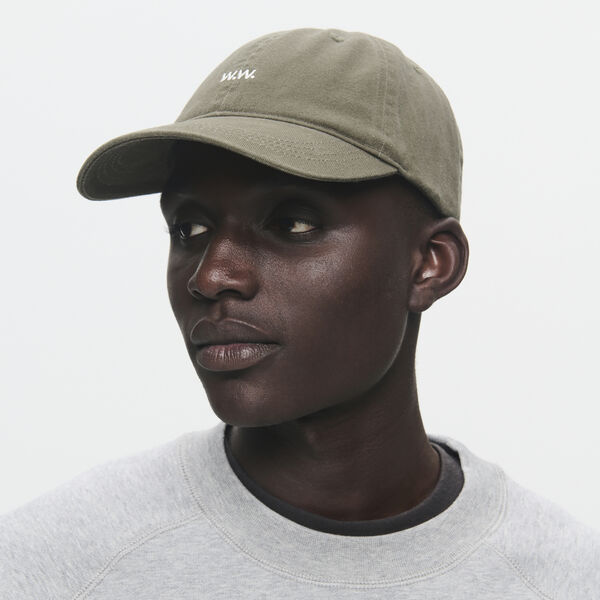 WWLow Profile Cap, dusty olive, Wood Wood