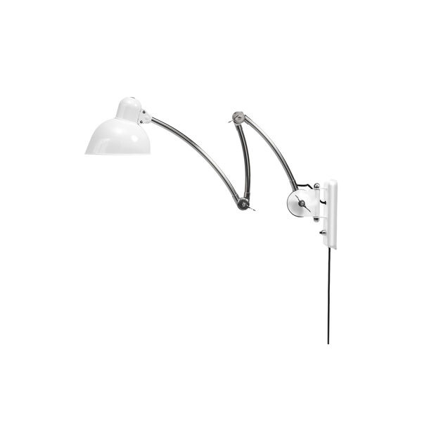 KAISER idell&trade; 6559-W Wall Lamp, white/chrome, Fritz Hansen