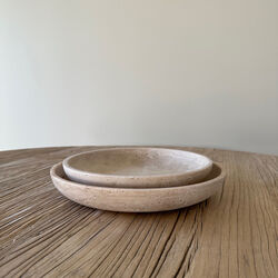 LUNA Plate Medium, sand, HOEME Copenhagen