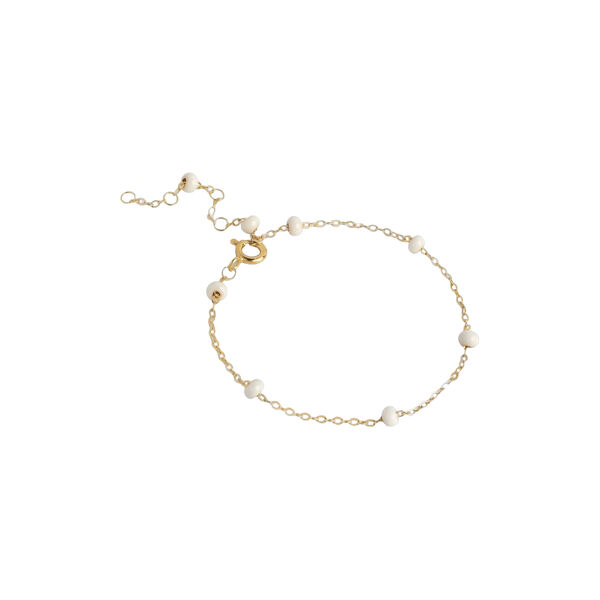 Lola Bold Armband, Gold/G&auml;nsebl&uuml;mchen, ENAMEL Copenhagen