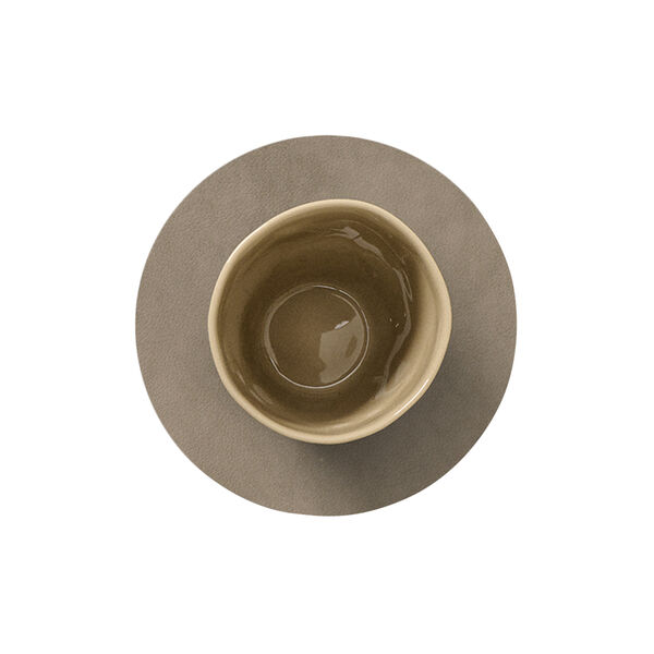 Nupo glass mat Circle, nomad grey, LIND DNA