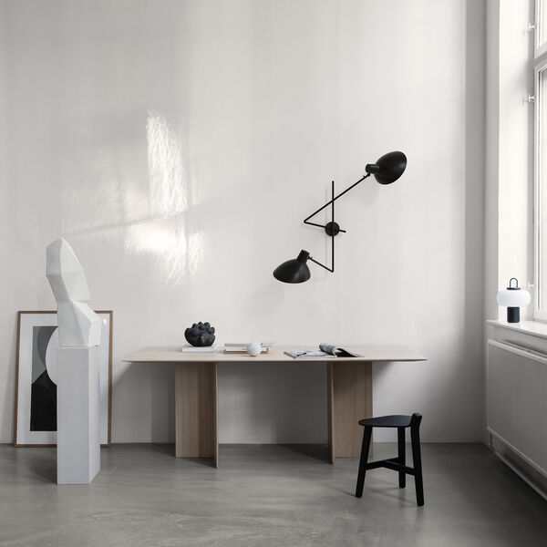 VV Cinquanta Twin Wall Lamp, black/black VV Cinquanta Twin Wall Lamp, black/black, Astep