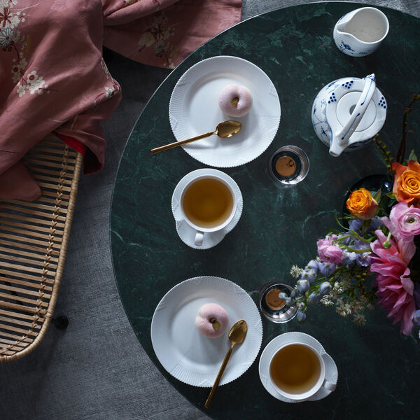 Elements Weiß Tasse und Untertasse, 26 cl, Royal Copenhagen