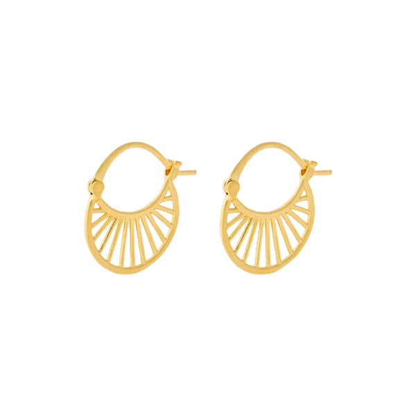 Small Daylight Ohrringe, gold Small Daylight Ohrringe, gold, Pernille Corydon Jewellery
