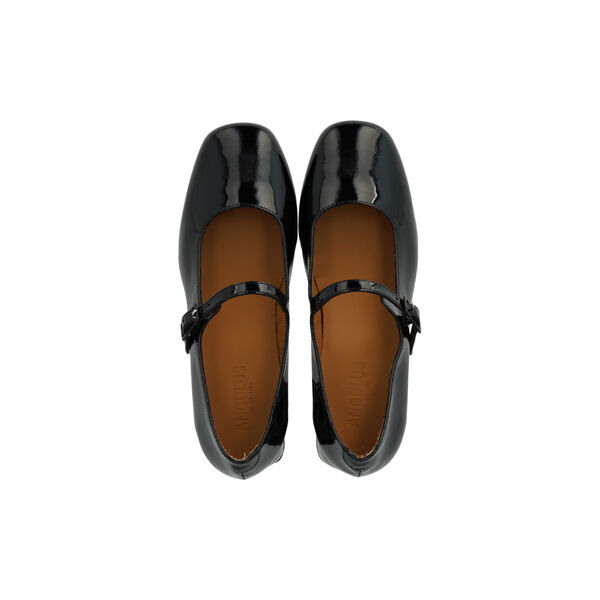 Mary-Jane-Schuhe, schwarz Mary-Jane-Schuhe, schwarz, ANGULUS
