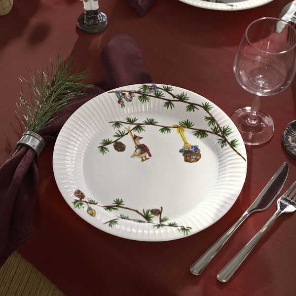 Hammersh&oslash;i Christmas Plate &Oslash; 27 cm, goose, K&auml;hler
