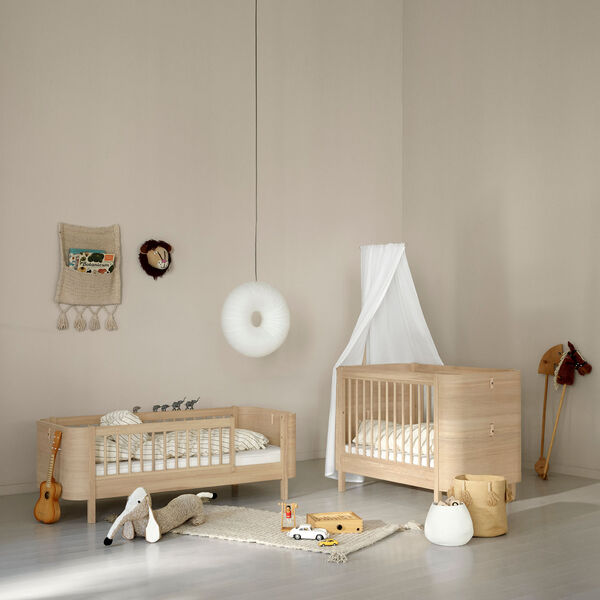 Wood Mini+ Junior Bed 68x162cm, oak, Oliver Furniture