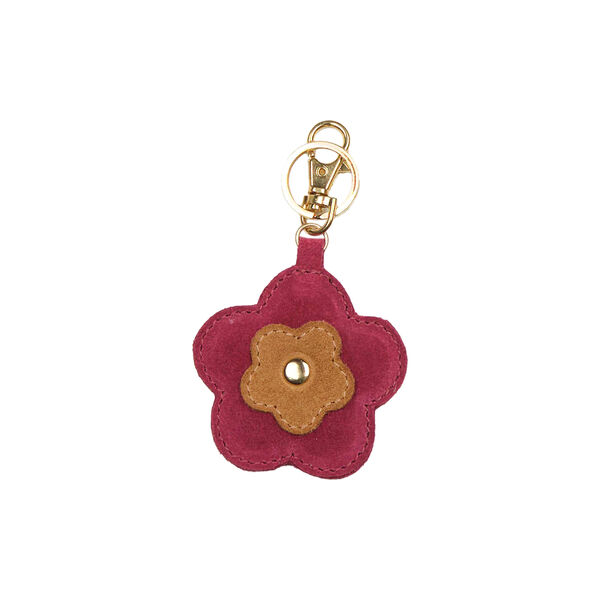 Portobello Taschenanh&auml;nger, pink sangria/camel, Luna Moon