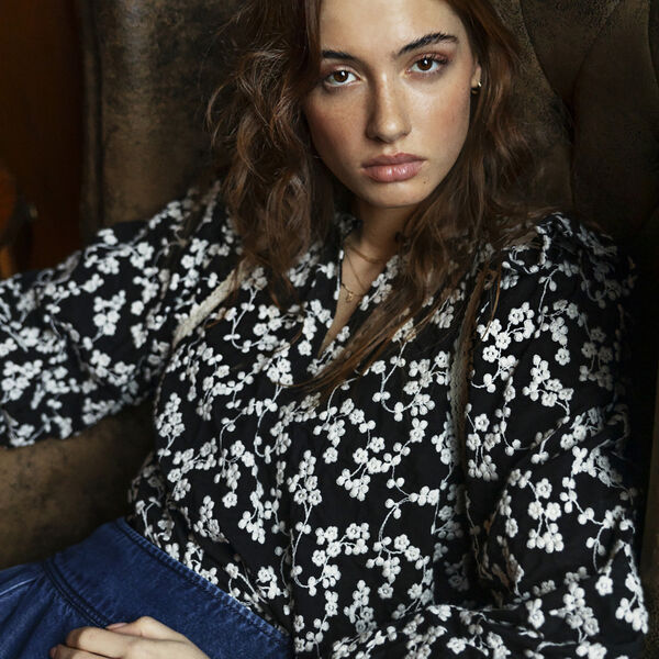 IRCAMILLE Blouse, meteorite, Atelier R&ecirc;ve