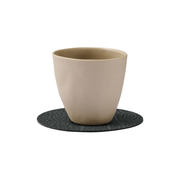 Hippo glass mat Circle, anthracite, LIND DNA