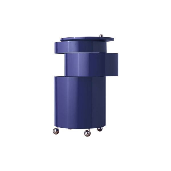 Barboy Sideboard, gl&auml;nzend blau, Verpan