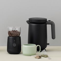 FOODIE elektrische Kaffeemühle, black, RIG-TIG