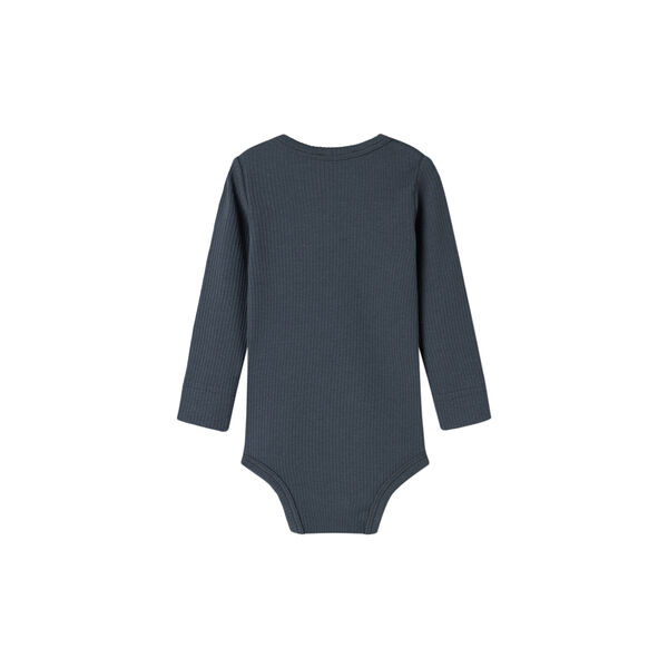 Plain Body LS Bodysuit, blue, MarMar Copenhagen