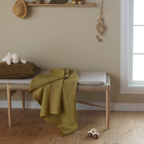 Una Kinderplaid, ockergelb, R&oslash;ros Tweed