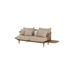 Fly SC3 2-seater Sofa, Karakorum 003/oiled oak, &Tradition