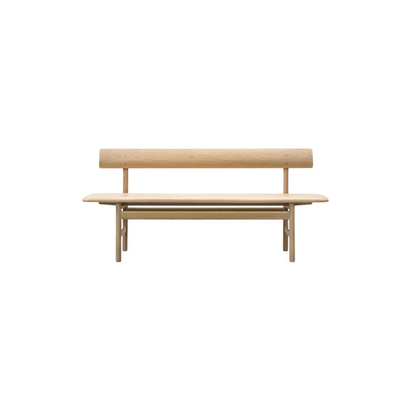 The Mogensen Bench Bank, seifenbehandelte Eiche, Fredericia Furniture