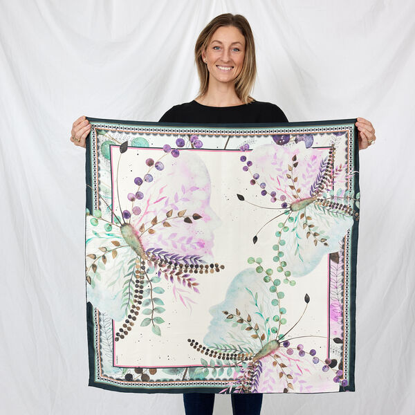 GEMINI Silk Scarf, Bella Ballou