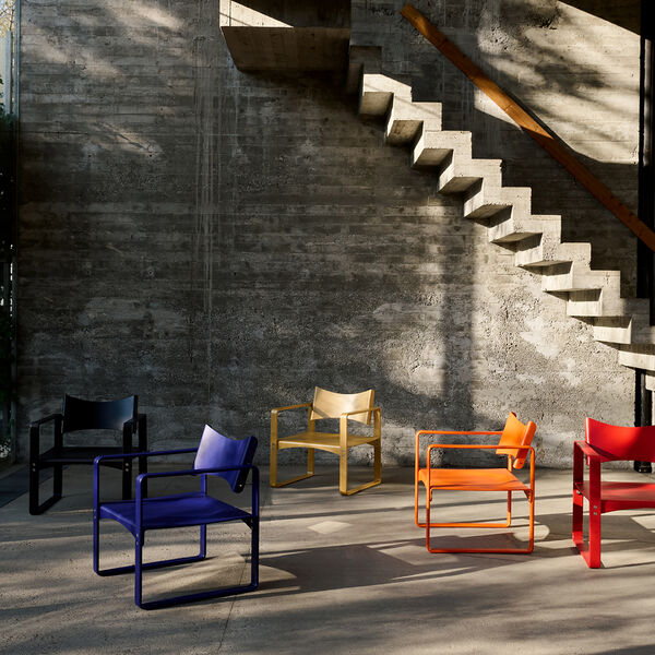 270 F Lounge Chair, honey-stained, Verpan