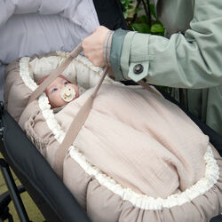 3-in-1 Babynest, sophora leaves, Sebra